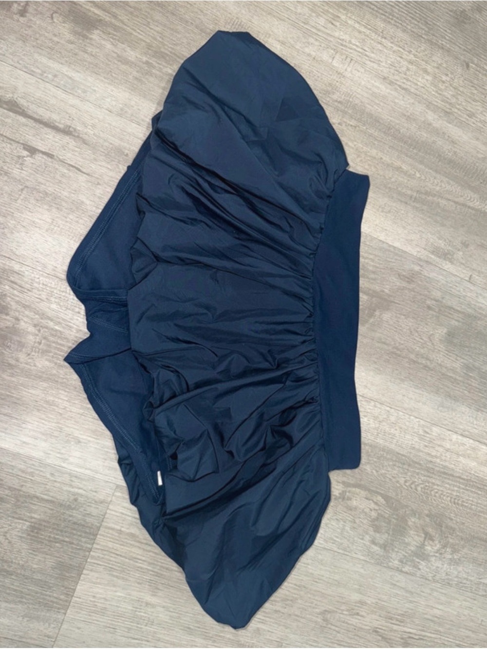 Free People Navy Blue Circle Skirt with Wide Waistband